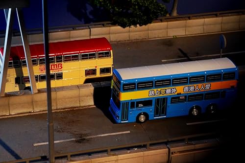 Tiny City 1/110 Dennis Dragon KMB 11m Zero Accidents (33A) "Zero Accidents on the Road, Love for Hong Kong People" Double-Decker Bus Diecast Model Car