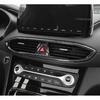 Kadore for 2019-2023 Hyundai Santa Fe Carbon Fiber Style Center Side Air Condition Vents Outlet Cover Trim 3-pc