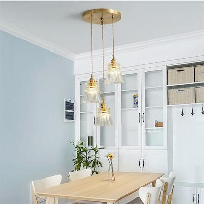 Ceiling Luminaire LED Pendant Lamp Home Decor Living Room Bedroom Kitchen Copper Glass Hanging Light Fixtures Chandelier Ceiling