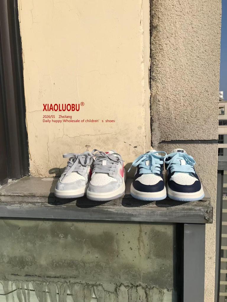 Trendige AJ Board Schuhe für Kinder - Frühjahr/Herbst Kollektion 2026 für Jungen & Mädchen: Bequeme, rutschfeste, lässige Sportschuhe im koreanischen Stil.