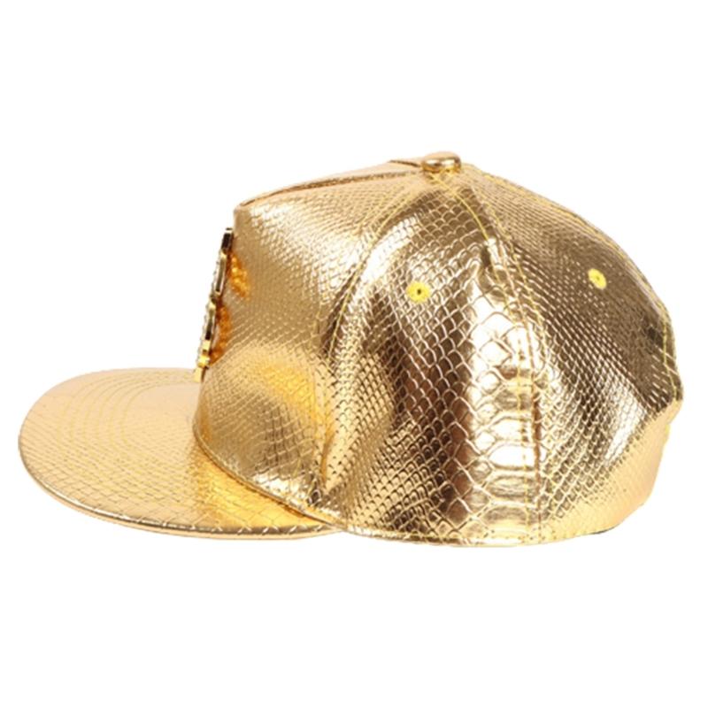 Girls Boys Dollar Badge Baseball Caps Fish Pattern PU Breathable Hat