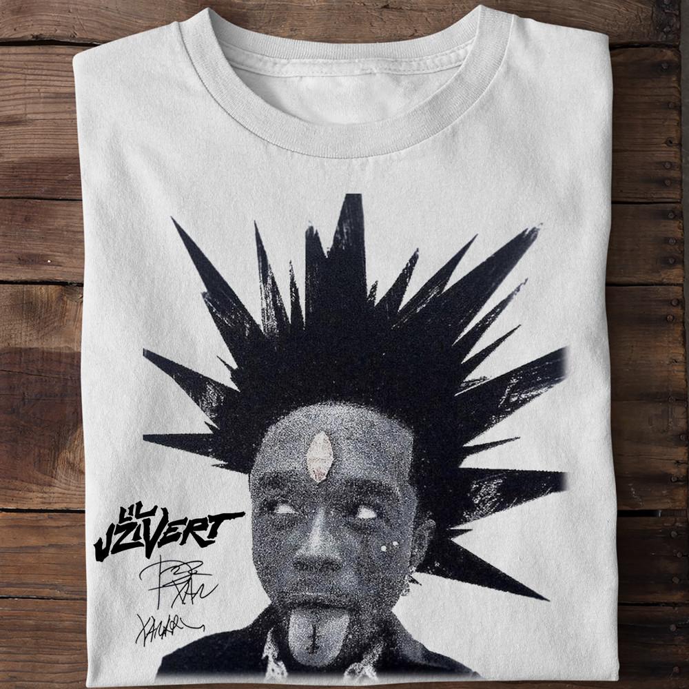 

New Popular Lil Uzi Vert Hip Hop Gift For Fan White S-2345XL T-shirt GC716 Unisex T-Shirt M