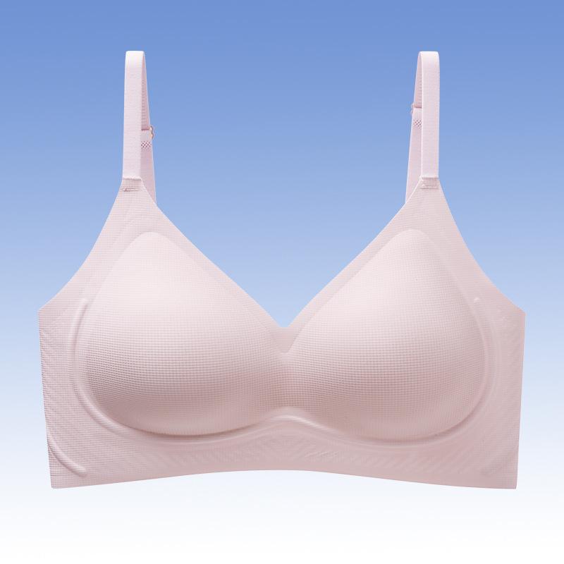 Women Summer Light 10A Antibacterial Soft Support On The Support Breathable Comfort No Underwire Jelly Pull Underwear