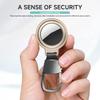 Magnetic Anti-Lost Keychain Holder Case for Apple Airtag Metal Air Tag Dog Cat Pet Collar Locator Tracker Protective Full Cover