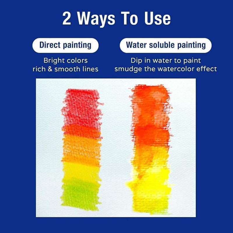 Roseelf Watercolor Colored Pencil Set Includes 1 Watercolor Perfect for Elementary School and Perfect As a Gift for Preschool or School Entrance