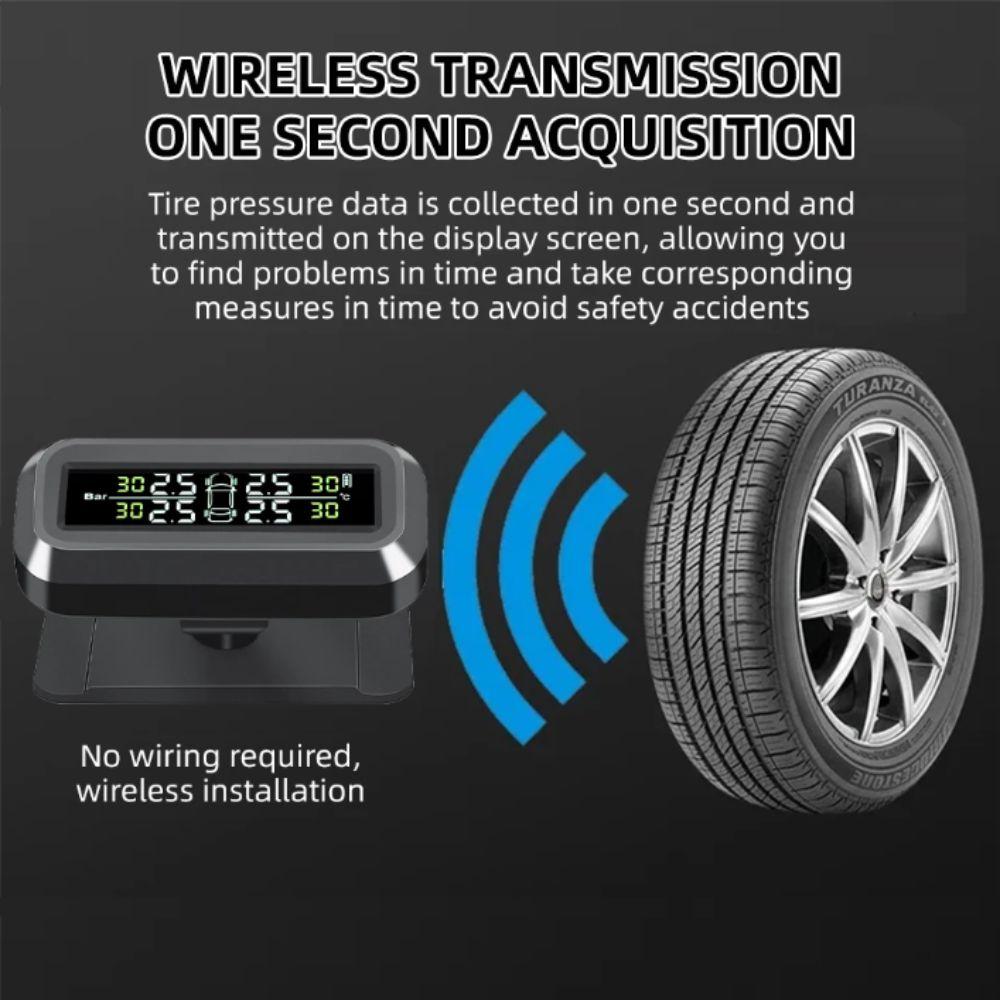 Digital Display Tire Pressure Monitoring System Tire Pressure Monitor Vehicle Monitoring