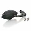Daytona Parallel Mirror for Motorcycles, 1 On Each Side, Right Only, 10mm Right Thread/Reverse Thread, Compliant with New Safety Standards, Blue Mirro