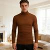Herr Turtleneck Tröja Långärmad Sköldpaddshals Underkläder Smal Passform Vardaglig Baslager Skjorta för Arbete Kontor Gata Daglig Användning