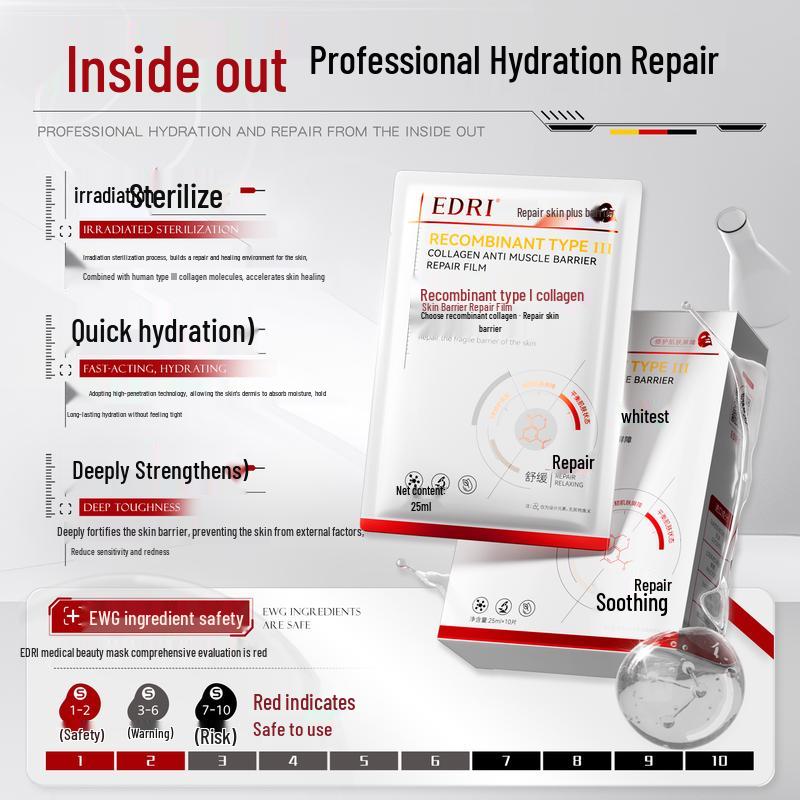 EDRI Recombinant Collagen Barrier Repair Sheet Mask