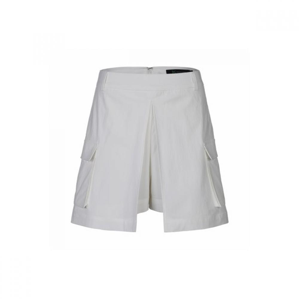 Bermudagrass Cargo Pocket Skirt Pants White