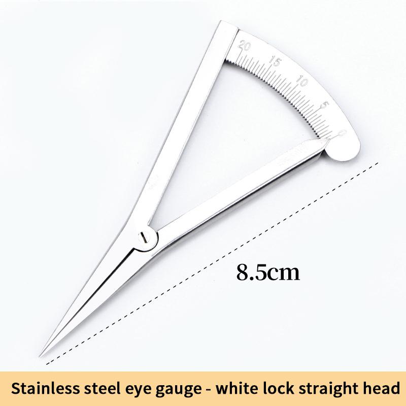 Double Eyelid Surgical Tool - Buried Thread Positioning & Medical Compass Ruler for Precision Measuring