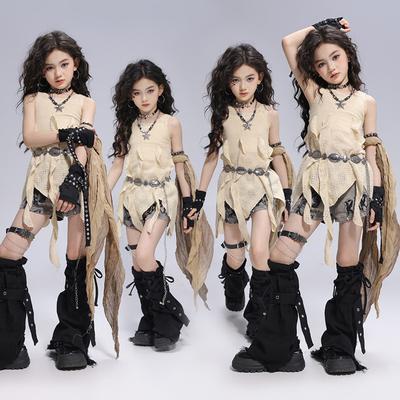Children'S Jazz Dance Costumes Girls' Street Dance Wasteland Children'S Catwalk Jazz 61 Children'S Dance Costumes Tide