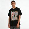 Retro Tie Dye Checkerboard TEACHER Print Casual Short Sleeve Top Pure cotton T-shirt