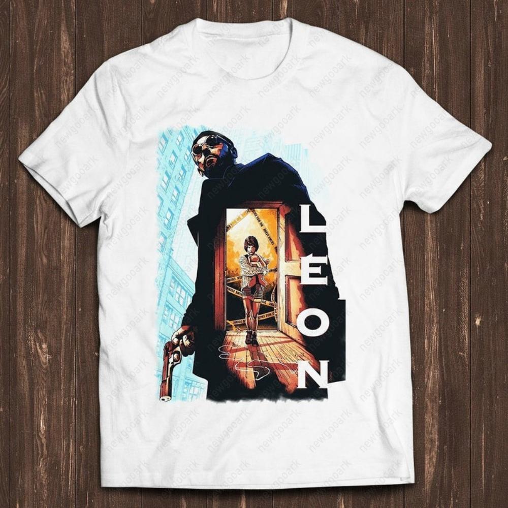 Leon The Professional T Shirt Women Unisex Casual Cotton Printed T Shirts Creative Streetwear Camisetas Tops Tee Shortsleev