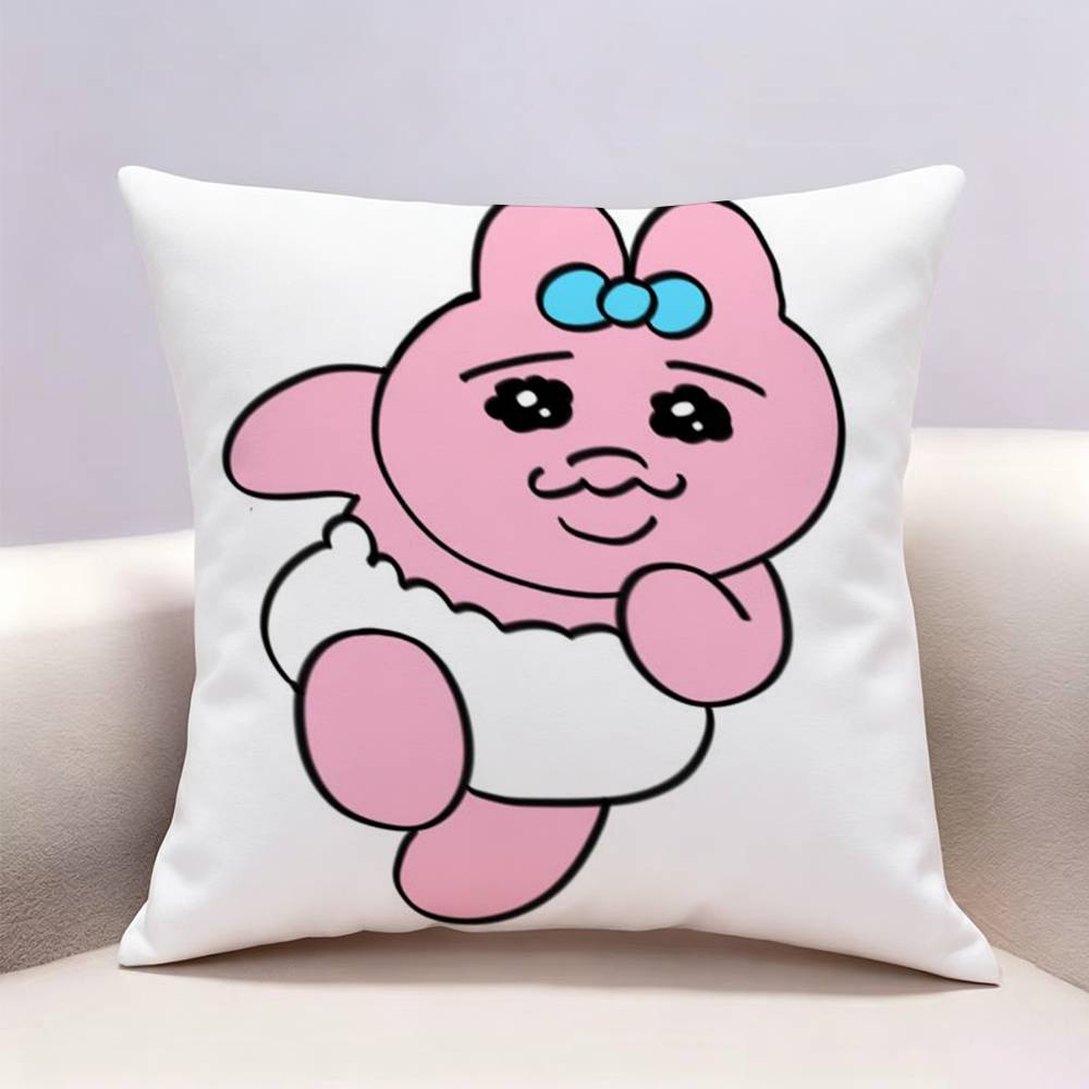 OOpanchu Usagi Doublesided print Pillow Case Pattern Printed Pillowcase For Living Room Sofa Cushion Cover