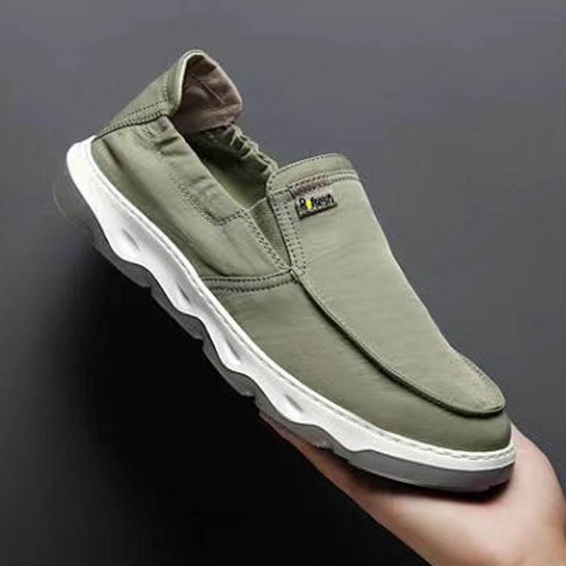 

Мужская повседневная обувь, холщовые мокасины, удобные туфли на плоской подошве для мужчин, нескользящие мягкие кроссовки, летние мокасины 44