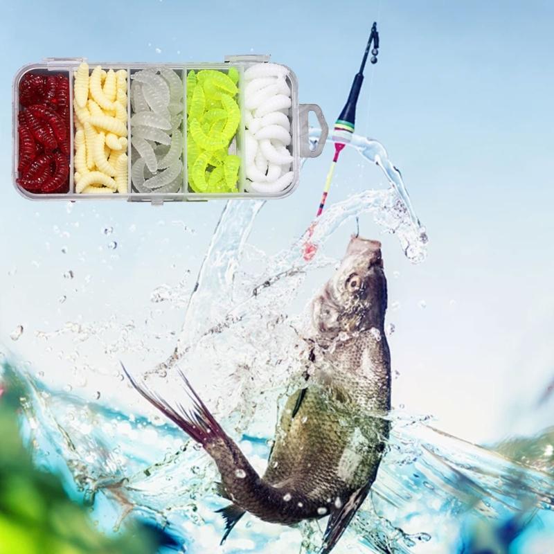 Soft Fishing Lures With Realistic Wiggling Action For Freshwaters Saltwater Basses Includes Tail Grubs
