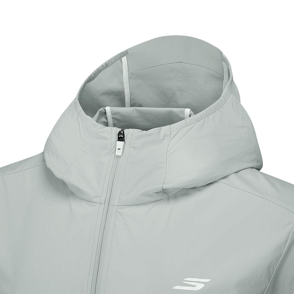 Skechers Woven Hooded Casual Zip-Up Simple Long Sleeve Jacket Men Jackets P326M070-00KW