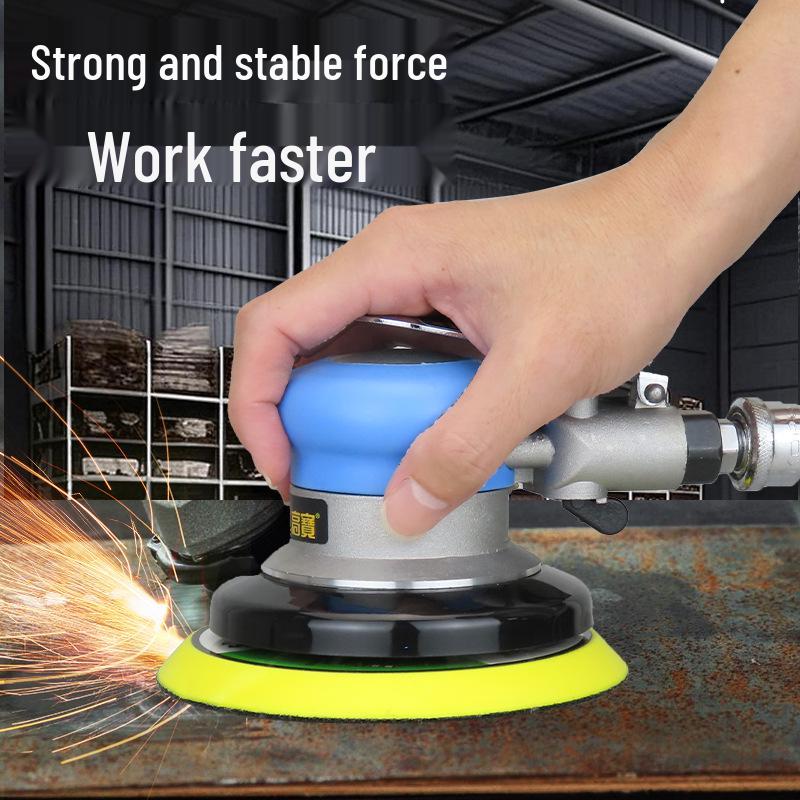 Gaobao 5" Pneumatic Sander & Polisher for Metal, Car, and Stone.