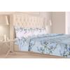 Size Bedsheet for Double Bed, 1 Cotton Bed Sheet Double Bed (90x100 Inches) with 2 Pillow Covers | Bed Sheet Double Bed Victorian Summer Dream Blue