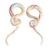 Earlobe Expanders: Glass Snail Design Body Piercing Jewelry