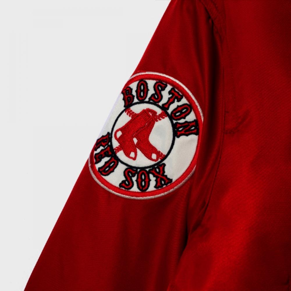 New Era Kids Boston Red Sox Team Stadium Jacket Scarlet Sage