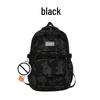 Large Capacity Bear Print Backpack for Students - Perfect for Middle, High School, and University Girls.