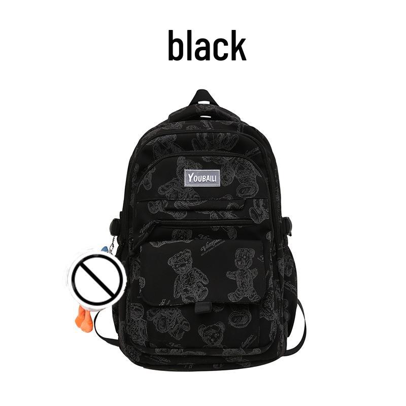 

Рюкзак великої місткості з принтом ведмедика для студентів - Ідеальний для дівчат середньої, старшої школи та університету.