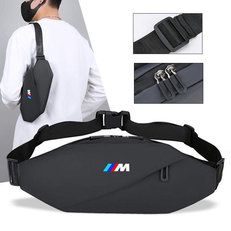 Car Interior Men Shoulder Crossbody Bag Business Coin Purse Wallet For BMW M X1 X3 X5 E30 E90 M3 F30 F20 F10 E46 E60 Accessories Bzdn55