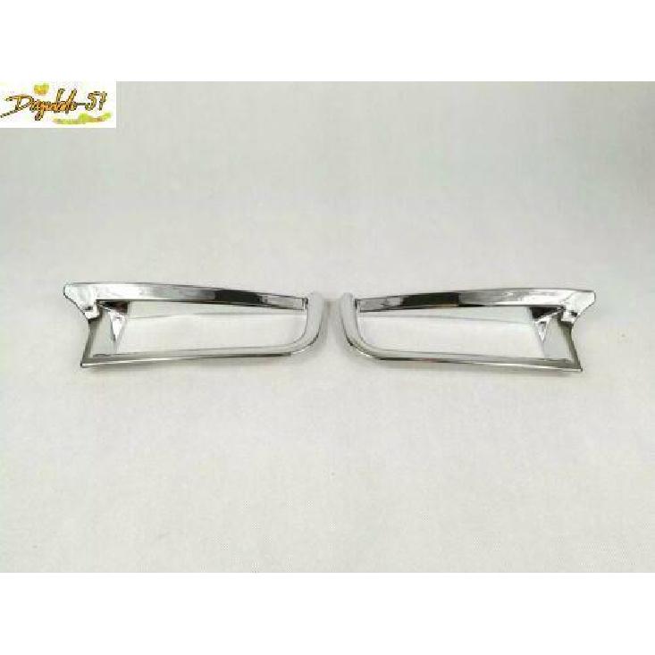 2 Pcs Car ABS Chrome Rear Fog Light Trim Cover Fits For Honda CRV/CR-V 2015-2016