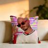 Hot Singer J BBalvin Pillow Case Square DoubleSided Sofa Cushion Cover Bedroom Bedside Pillow