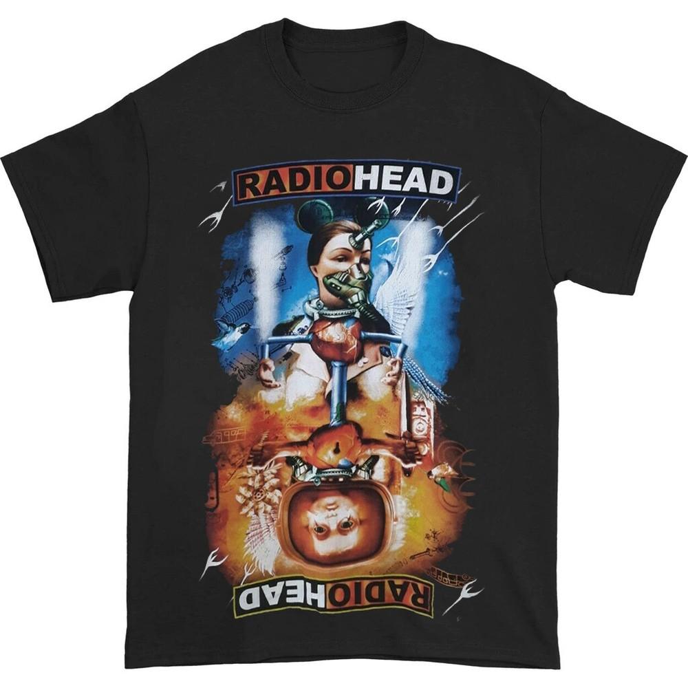 Radiohead Rock Band Rare Black T-Shirt XXXXL