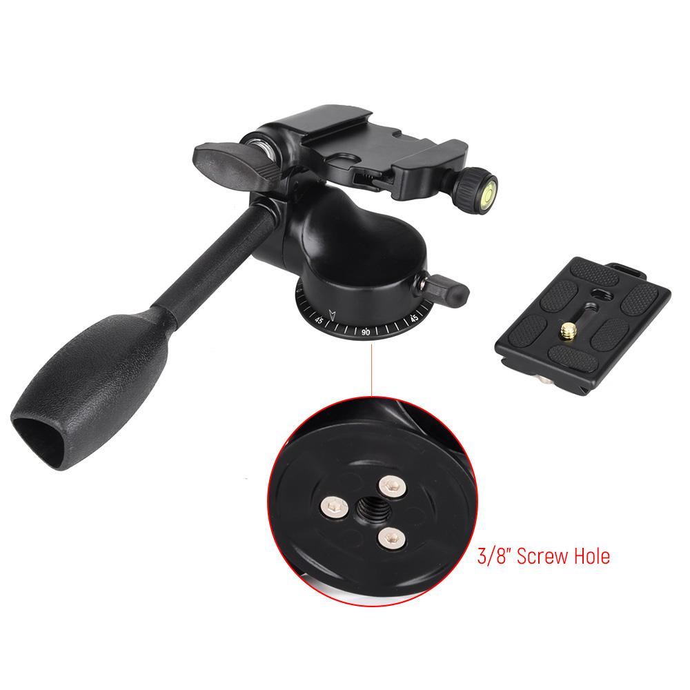 Fluid Video Ball Tripod Head Head Rocker Arm Quick Release Plate Dslr Camera Tripod Monopod