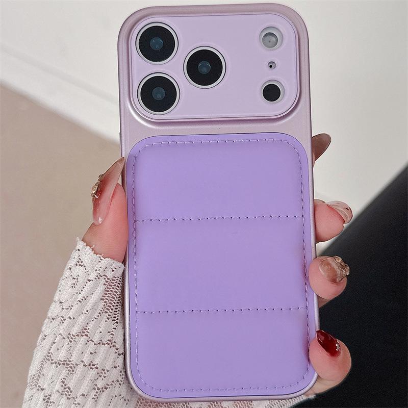 17-in-1 Down Jacket Phone Case for iPhone 14, 15, 16 Pro Max – Ideal for Global Use