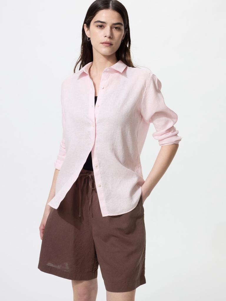 Uniqlo Japan Linen Blend Easy Shorts