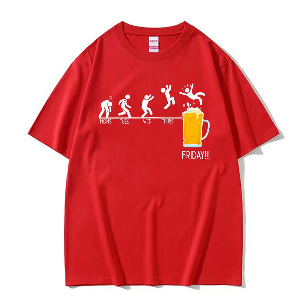 Funny Beer Week for Beer Lovers Graphic T Shirt Summer Unisex Women Clothing Retro Tees Fashion Oversized Casual T-shirt Streetwear 4XL