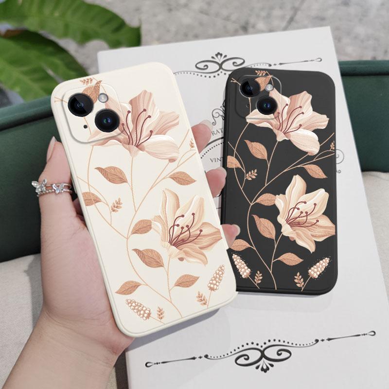 Delicate Blossoms Phone Case For iPhone 17 17 Air 16 16e 15 14 13 12 11 Plus Pro Max Mini X XR XS Cover