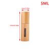 1Pcs Bamboo Roll On Bottle 3/5/10Ml Wood Roller Bottle Essential Oil Lip Gloss Refillable Tube Empty Jar Glass Perfume Bottle