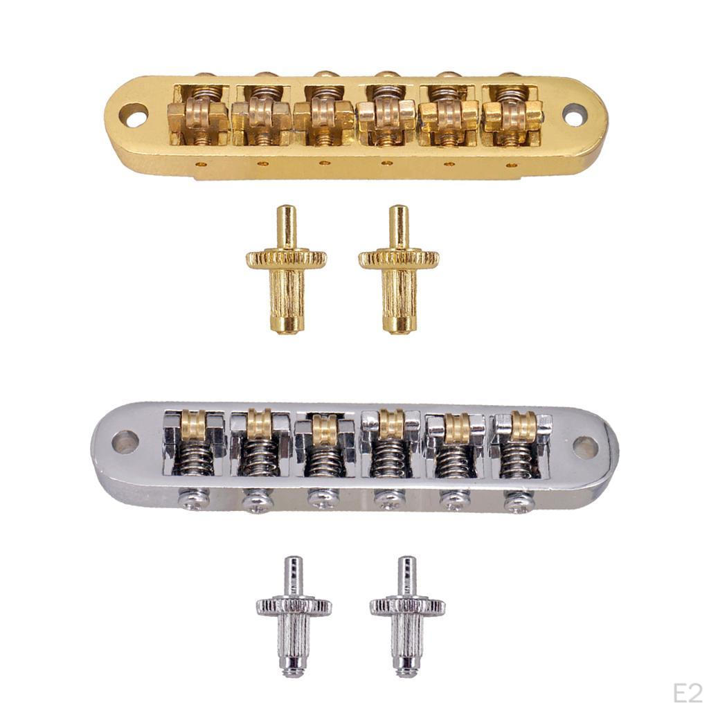 Electric Guitar Roller Saddle Locking Posts Studs, Luthier Supply