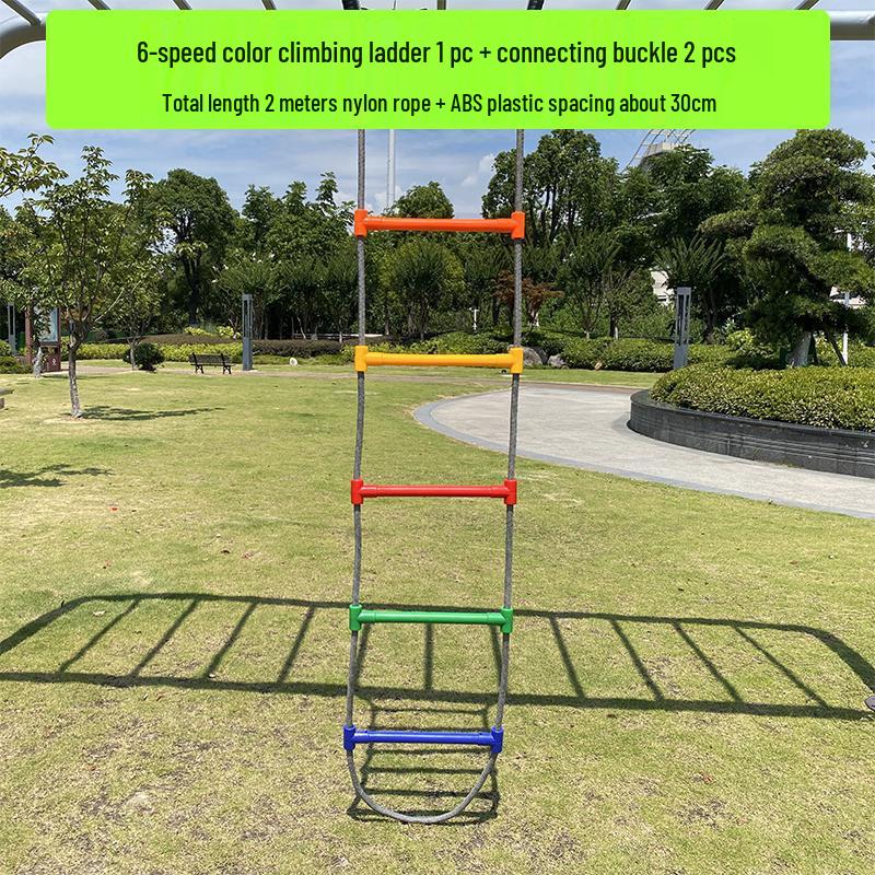 Children's Indoor/Outdoor Climbing and Swing Training Set with Rope Ladder
