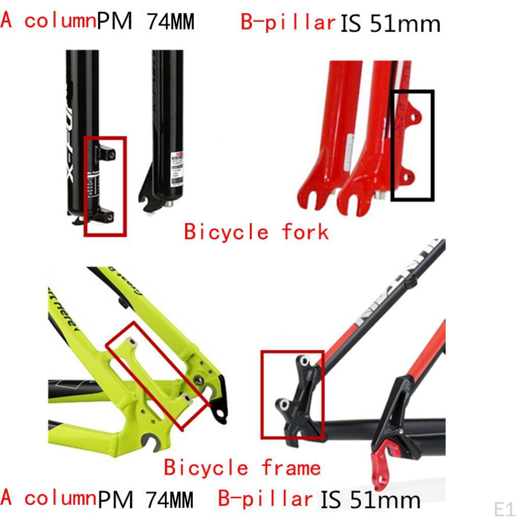 MUQZI Ultralight Bicycle Disc Brake Mount Adapter Front Fork 160mm 140mm