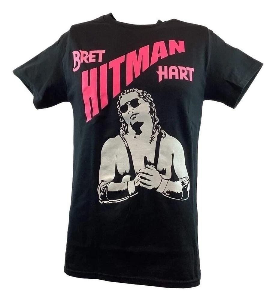 The HitUnisex Bret Hart White Pose Unisexs Tshirt S