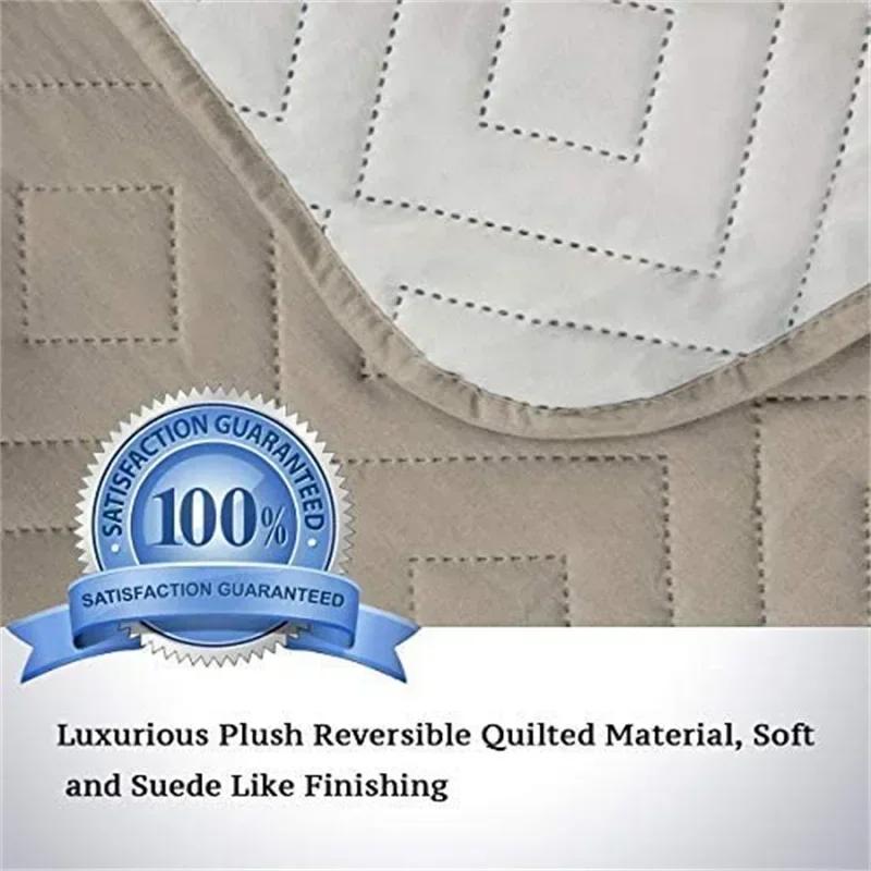 1 Seater Recliner Sofa Slipcover Pets Dog Kids Mat Multiple Sizes Non-slip Recliner Couch Cover Four Seasons Sofa Armchair Mats