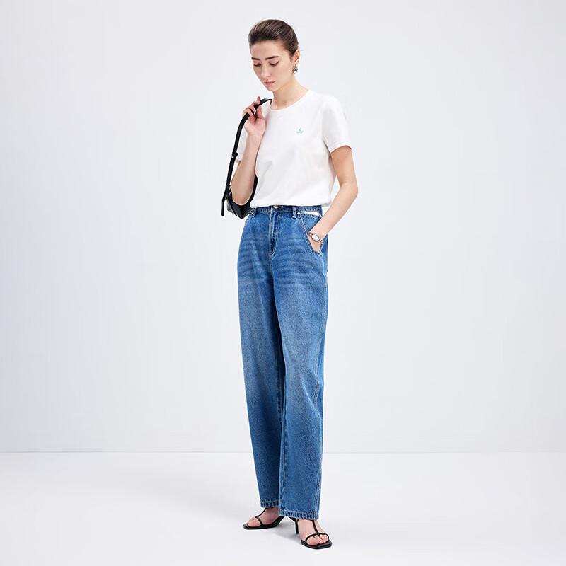 

Женские джинсы деним Navicar на весну/лето, фасон банан XL