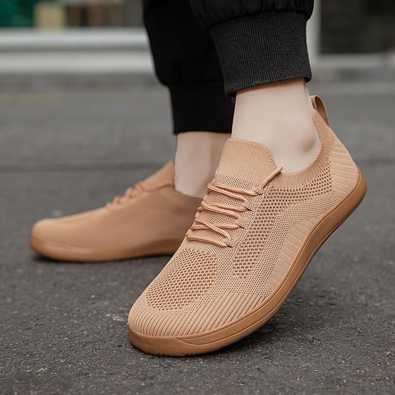 Fashion Wide Toe Barefoot Shoes for Men Women Casual Breathable Sports Shoes Man Lace Up Walking Men Shoes Non Slip Running Shoes