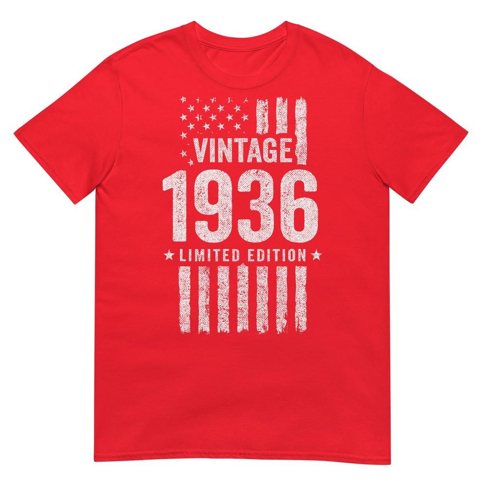 1936 Birthday Born In 1936 Limited Edition Vintage 1936 TShirt S