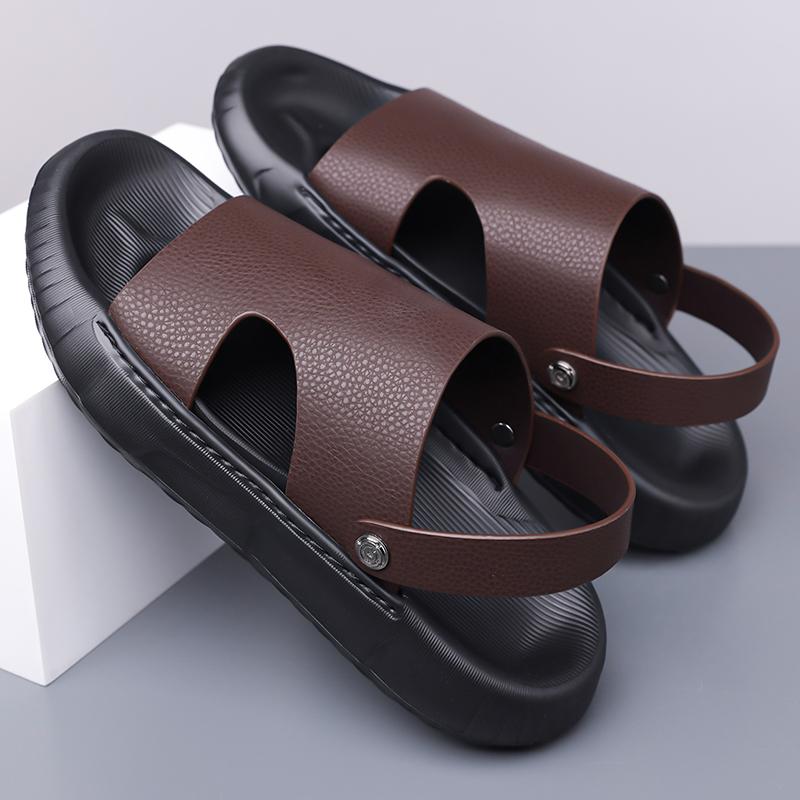 Fashion Dual-Purpose Men's Luxury Sandals Summer Man Casual Sneakers Travel Men Soft Slippers Outdoor Half Drag Bew Leisure Walk Sandaly