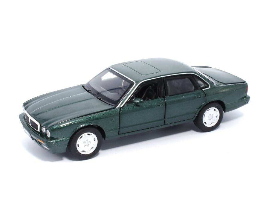 

TAYUMO Jaguar XJ6 1992 Scale Diecast Model Car with Function (Green) 1/32 Pull-Back