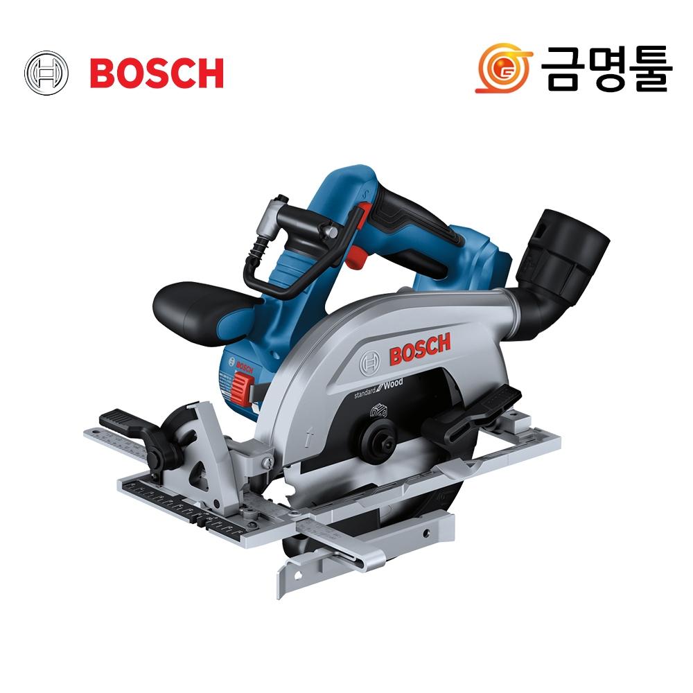 

Аккумуляторная циркулярная пила Bosch GKS18V 57 2, основной блок 18 В, 6,5-дюймовый двигатель BL с возможностью зарядки пильного полотна