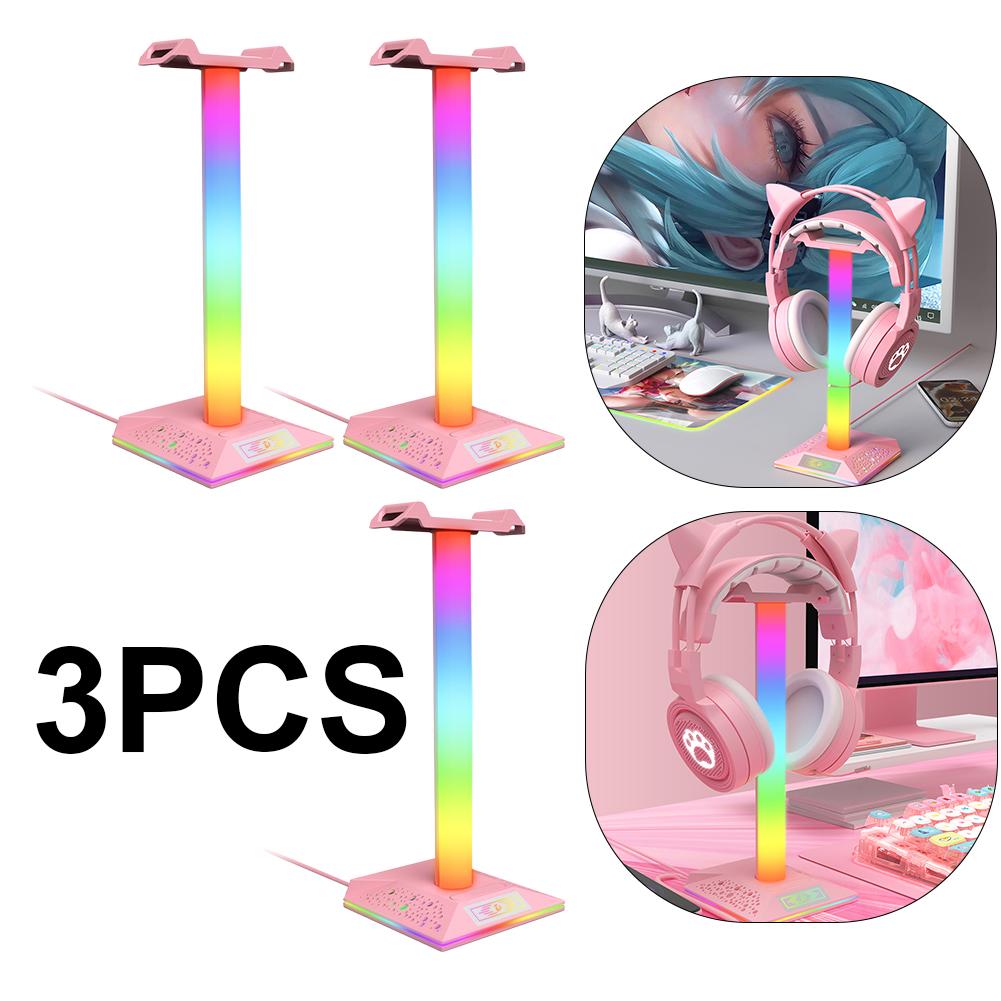 

- RGB-Kopfhörerhalter Сенсорное управление Гарнитура-Дисплей-Ständer für Universalkopfhör